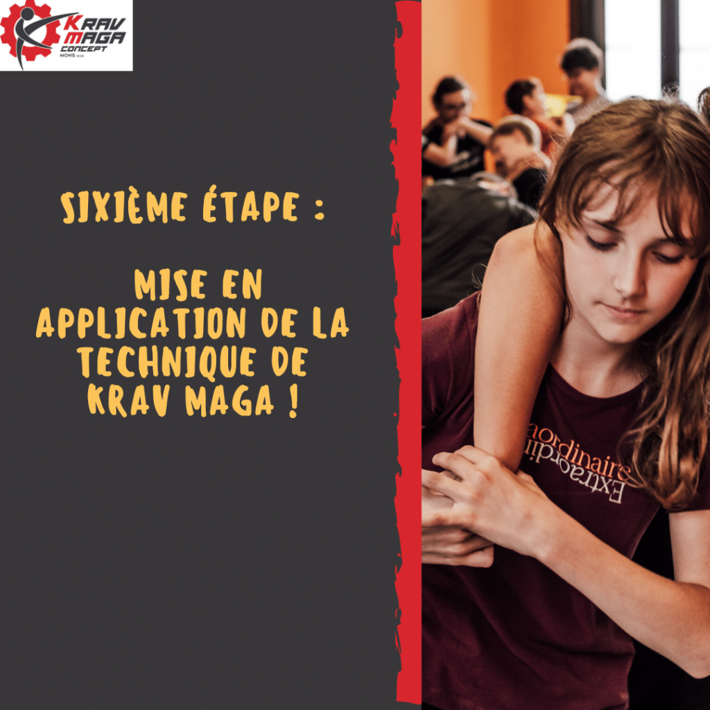 Mise en application de la technique de Krav Maga 