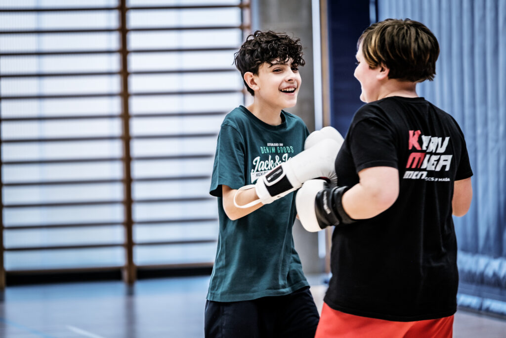 la communication au krav maga enfant de ath