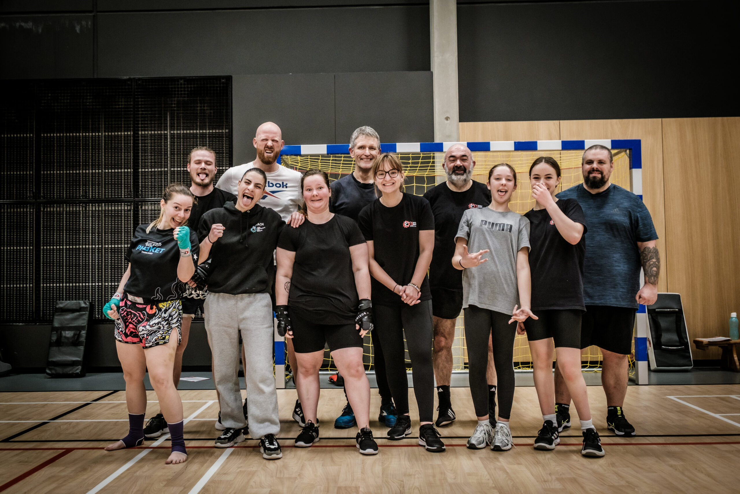 La team Krav Maga Mons 