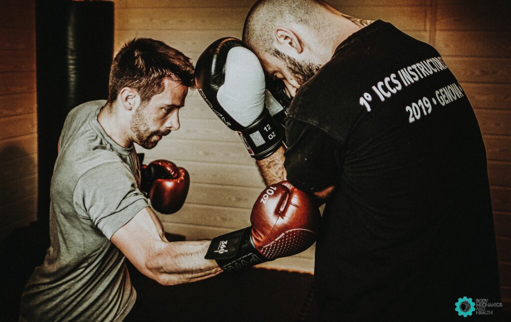 Krav Maga charleroi sparring 