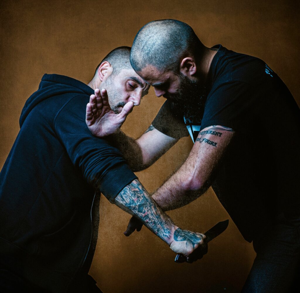 krav maga self défense couteau 